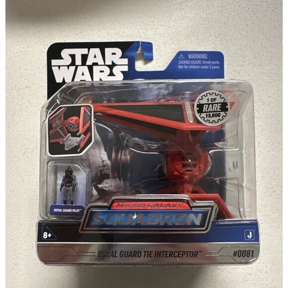 New Star Wars Micro Galaxy Squadron Royal Guard Tie Interceptor  Rare  1/15000 - Picture 2 of 4